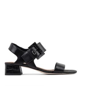 Donald J. Pliner Black Strappy Sandals